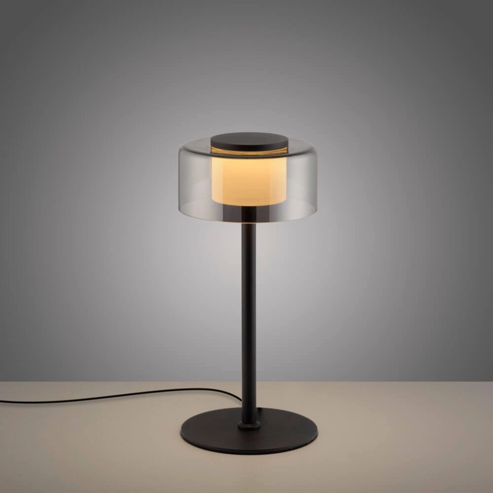 Schwarze Tischlampe Rika Paul Neuhaus 4012248385227