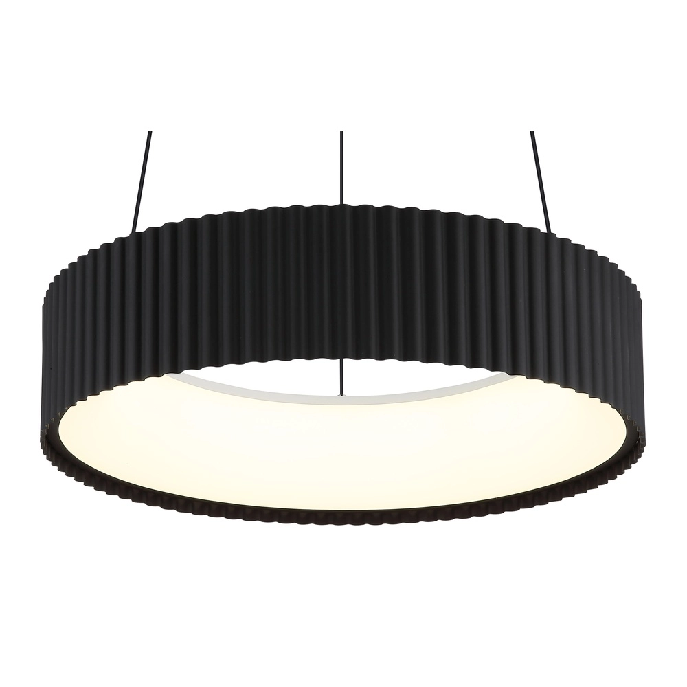 Design-Pendellampe Kemp schwarz Ø 46 cm Globo 9007371569274