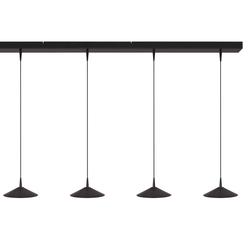 5-Licht Pendellampe Ceppo schwarze Ø 18 cm Masterlight 8718121352077