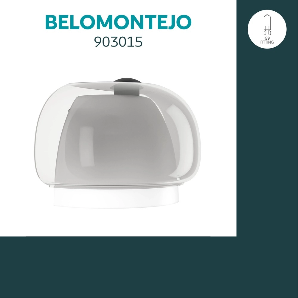 Design-Wandlampe Belomontejo Schwarz