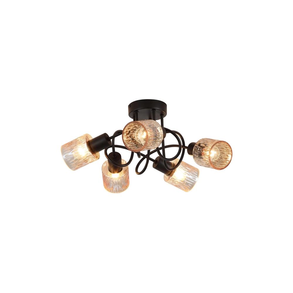 Deckenlampe Knot schwarz 3-flammig Searchlight 5053423301952
