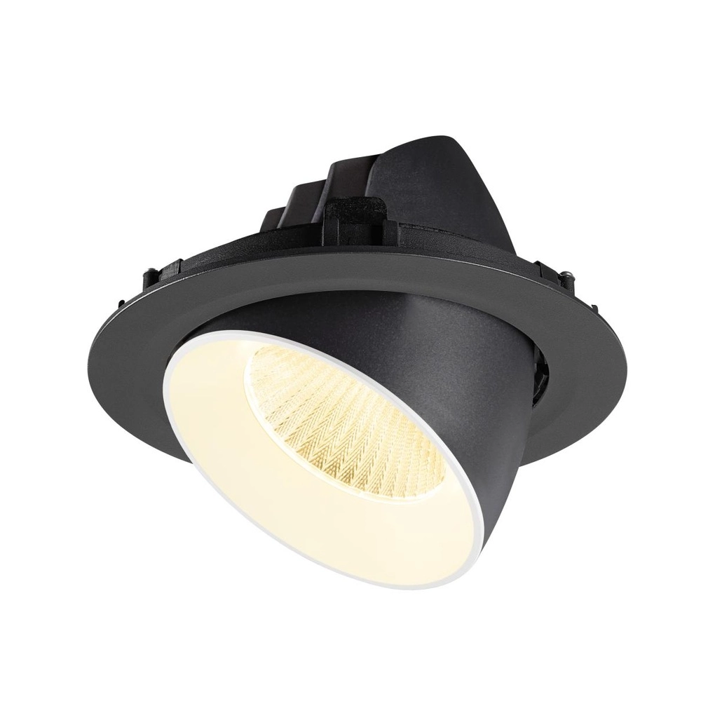 Einbau-Strahler Numinos Gimble XL Schwarz/Weiß 3000K - 40gr SLV 4024163308687