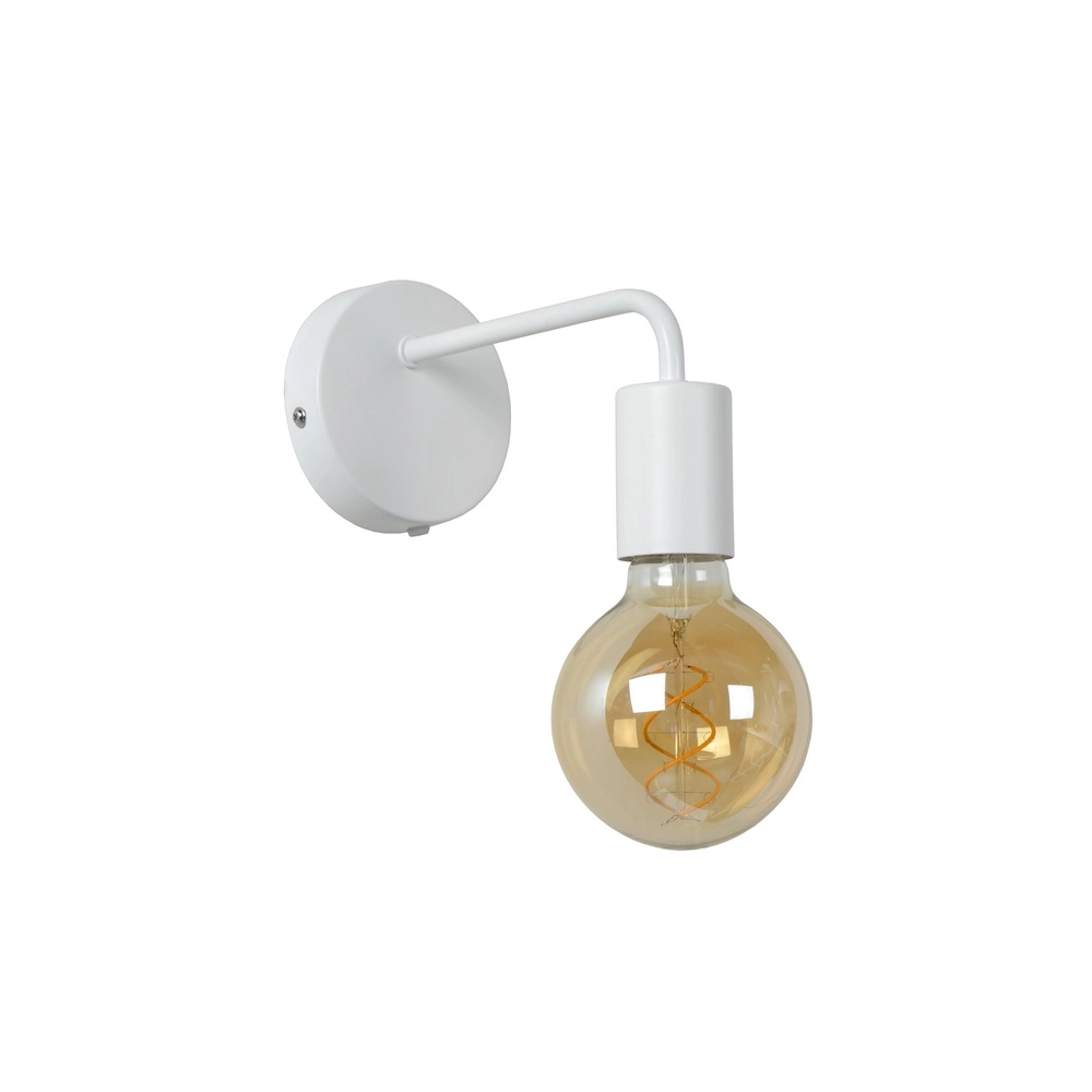Weiße Wandlampe Scott Konstruktion