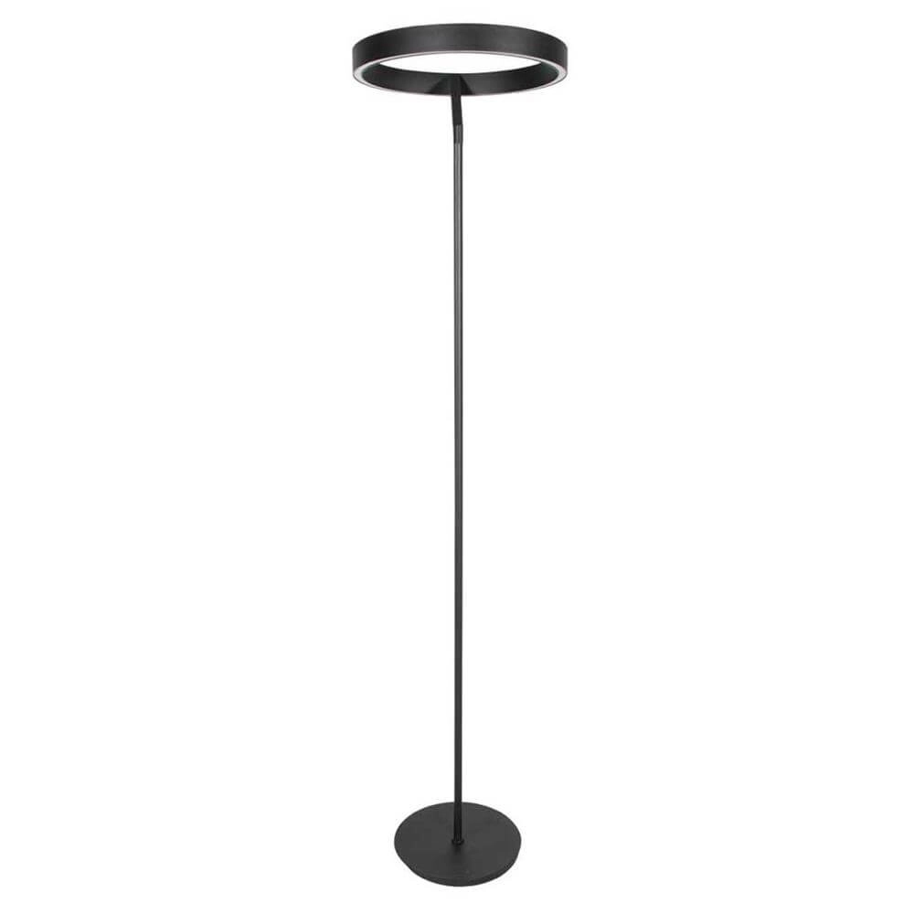 Moderne Stehleuchte Mykty schwarz Ø 40cm Steinhauer 8712746178173