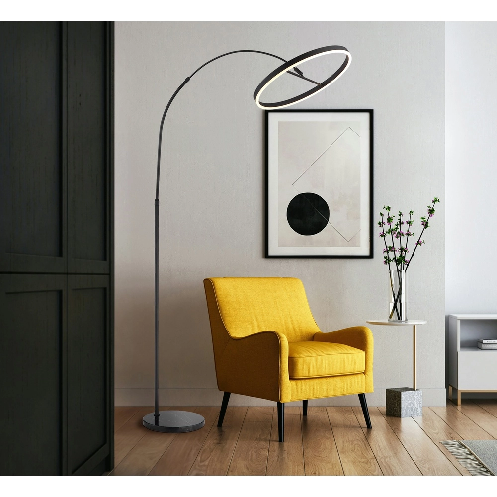 Design-Bogenlampe Jerrold Schwarz Globo 9007371566396