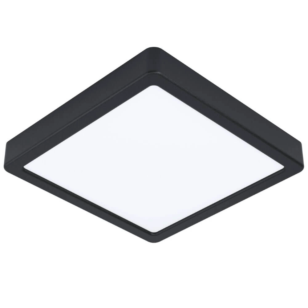 Schwarze Deckenlampe Fueva 5 21 x 21 cm