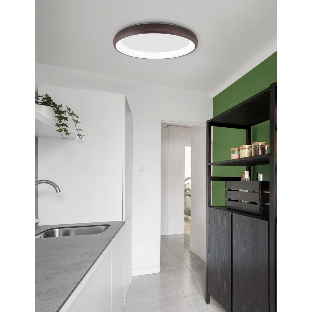 Deckenlampe Albi kaffeebraun Ø 61cm Lyora 5212017414878