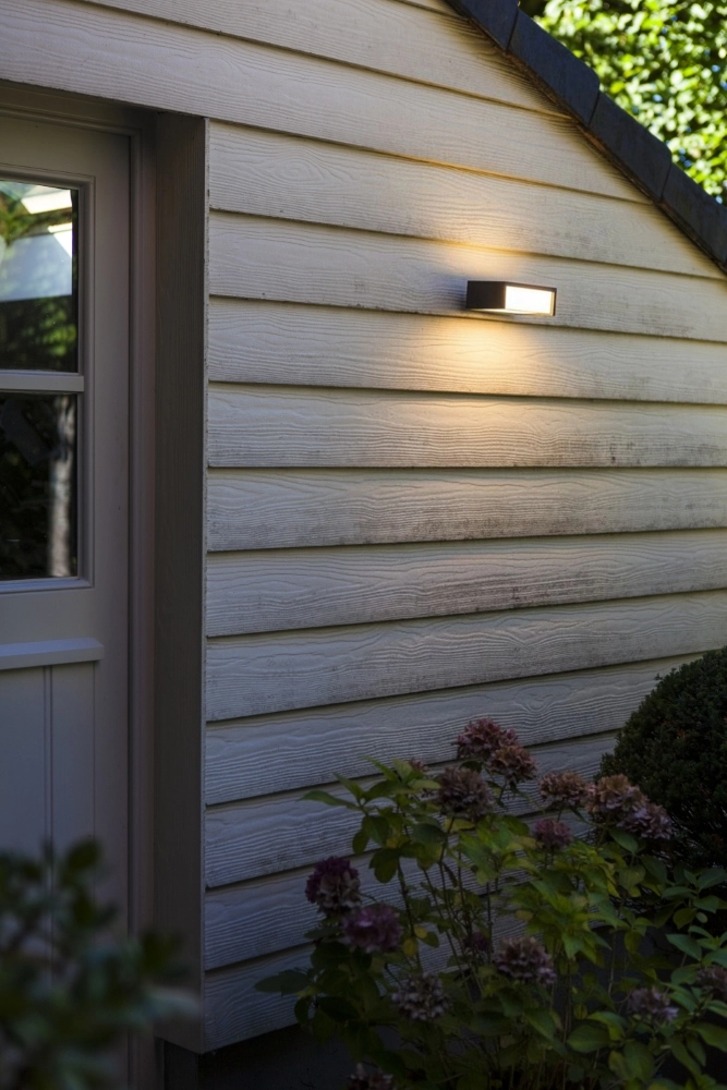 Moderne Wandlampe Telis Grau mit Solar Lutec 6939412018133