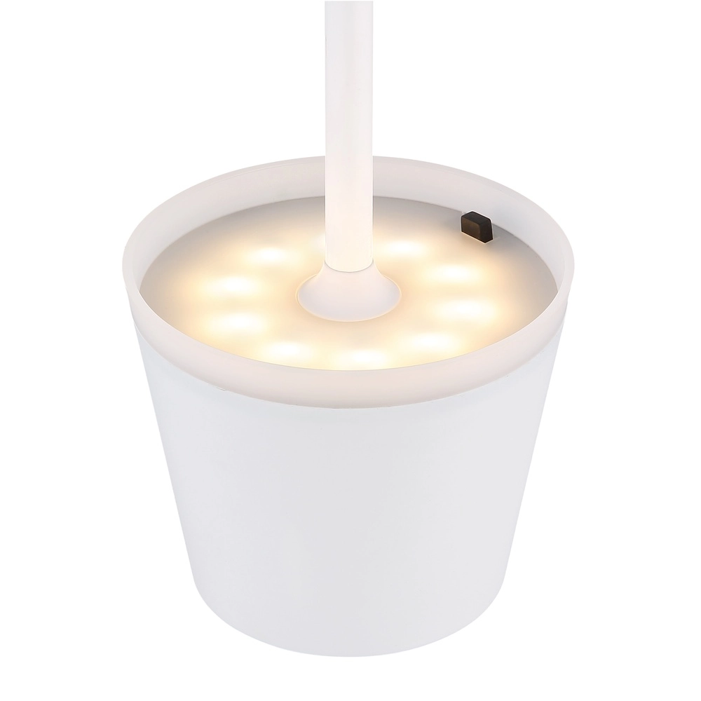 Solartischlampe Vannieso Weiß Globo 9007371449699