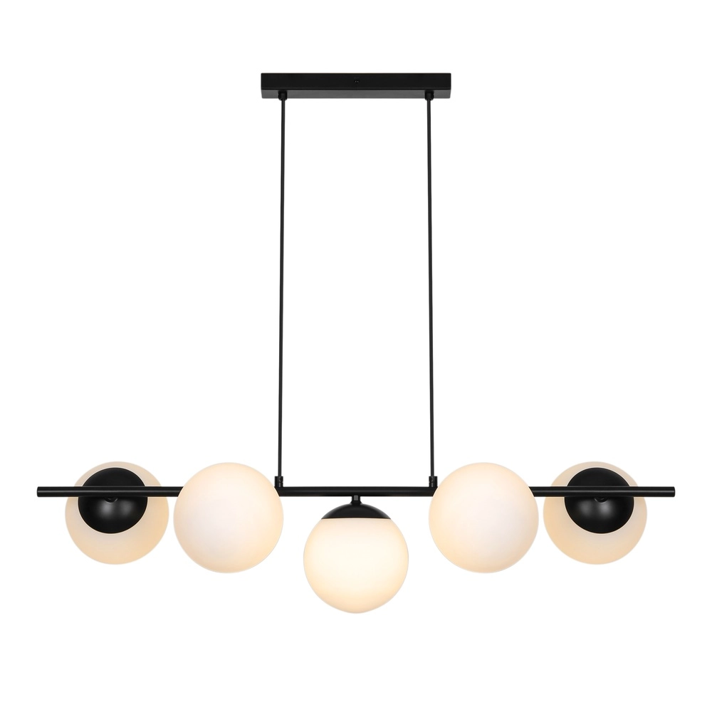 Skandinavische Pendellampe Lilly Schwarz-Weiß Nordlux 5704924027284