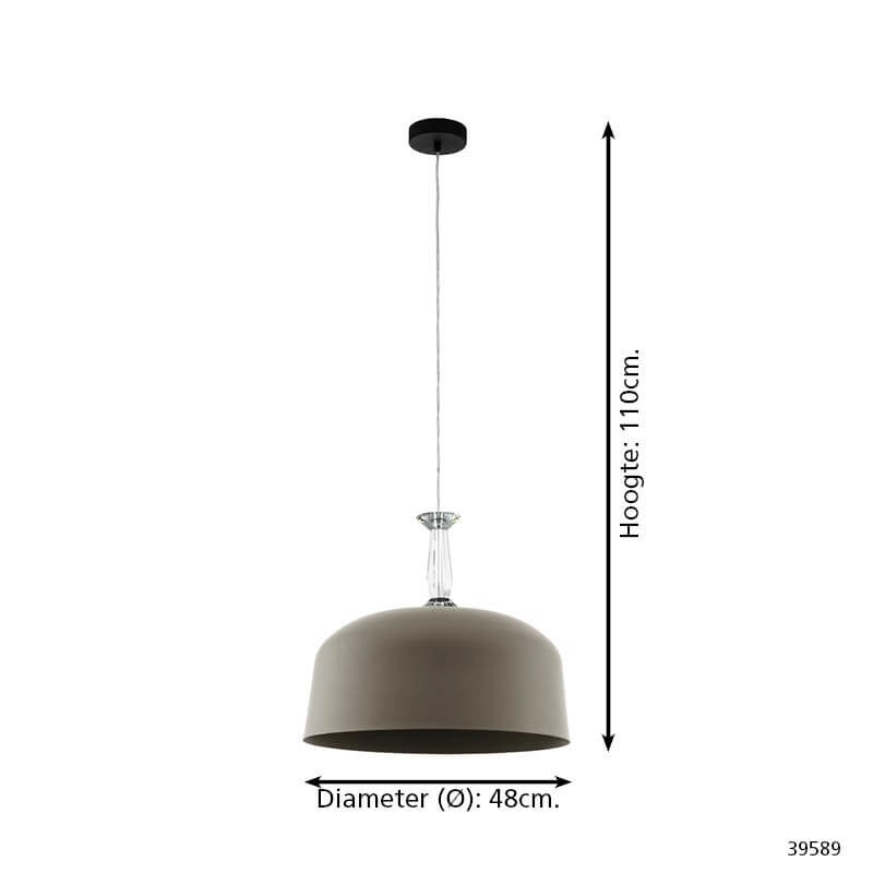 Design-Hängelampe Monte Fuerte Taupe Stars of Light 9002759395896