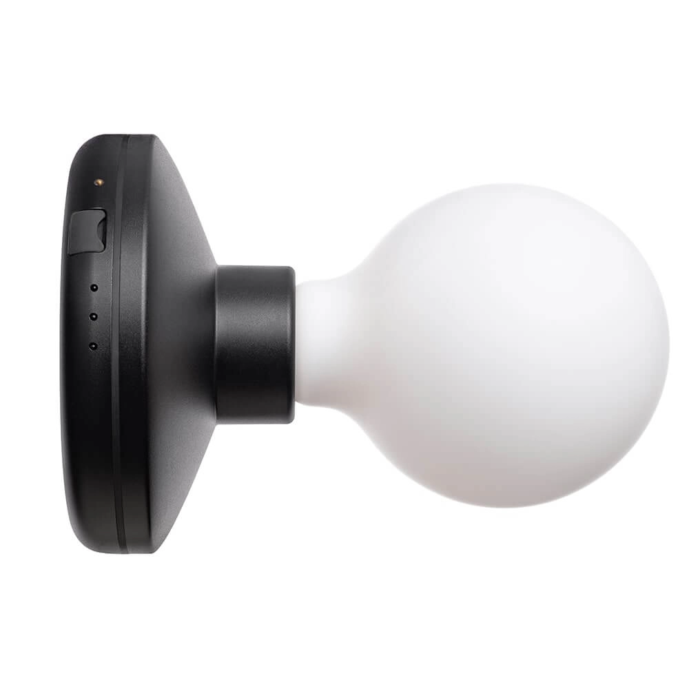 Wiederaufladbare Wandleuchte Bee Black Frosted Humble 7446023299220