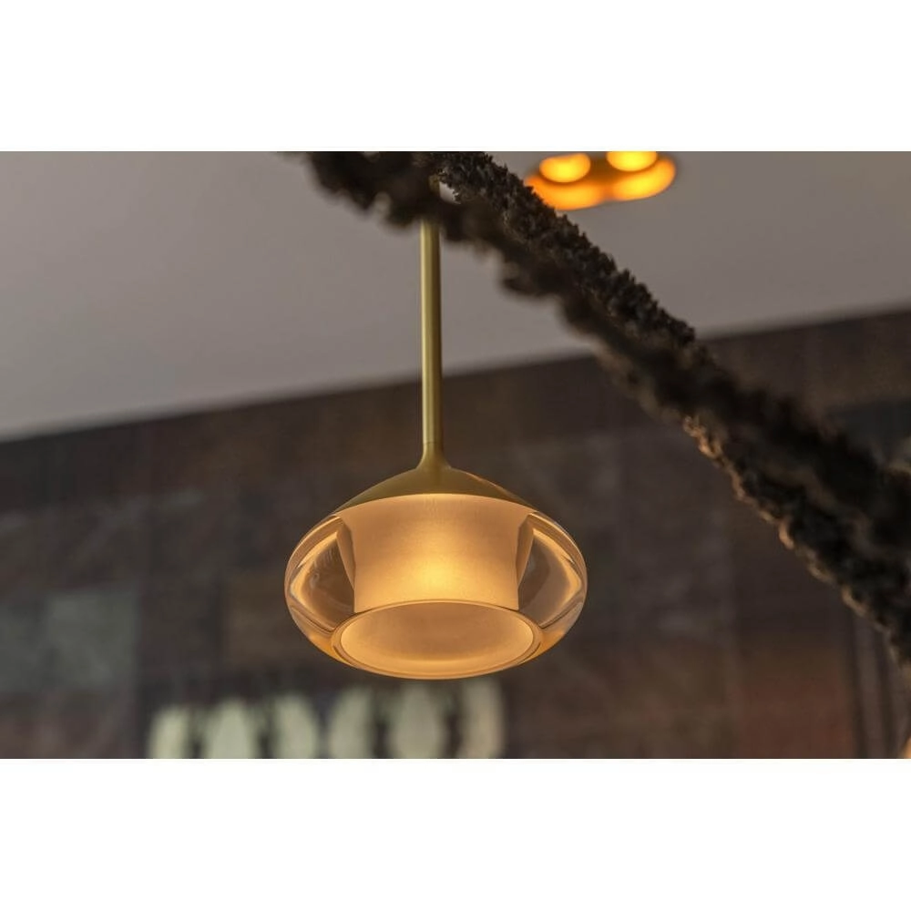 Design-Pendelleuchte Phoenix gold Ø 11,6cm Artdelight 8720701101098