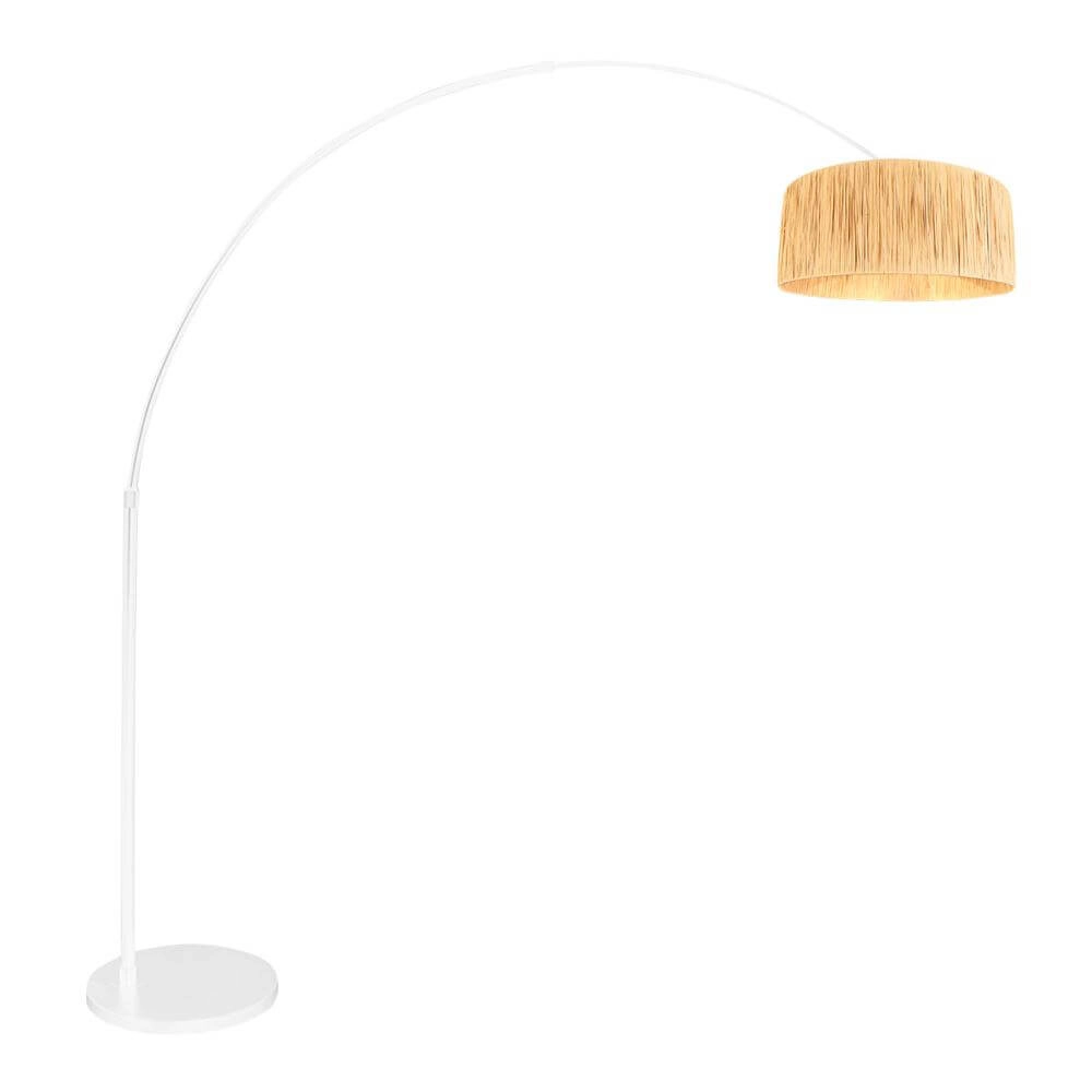 Bogenlampe Sparkled Light weiß mit Strohton Steinhauer 8712746172843