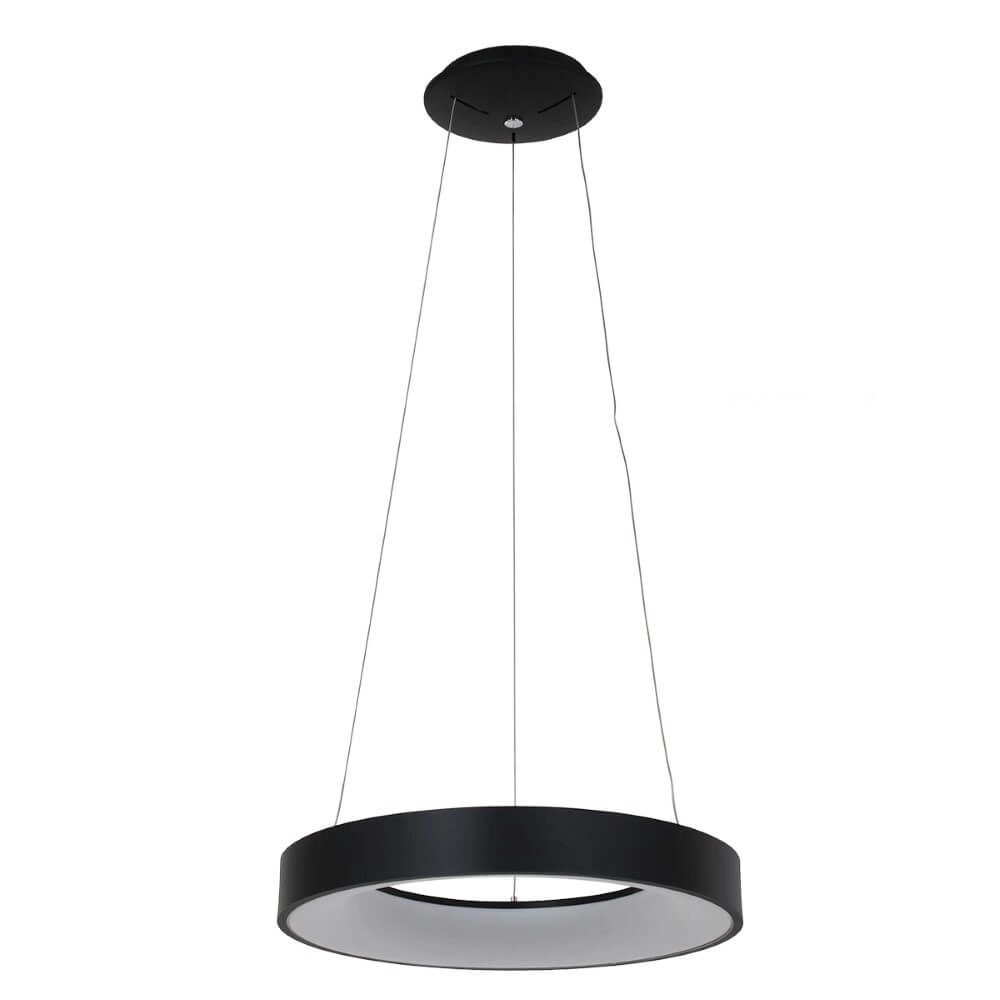 LED Hängelampe Ringlede Ø 48 cm schwarz Steinhauer 8712746132847