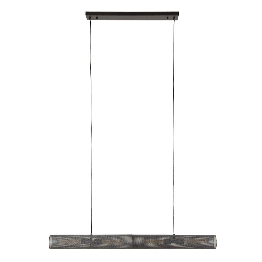 Rohr-Pendellampe Tube 4-Licht – arktisch schwarz Lyora 8716803511552