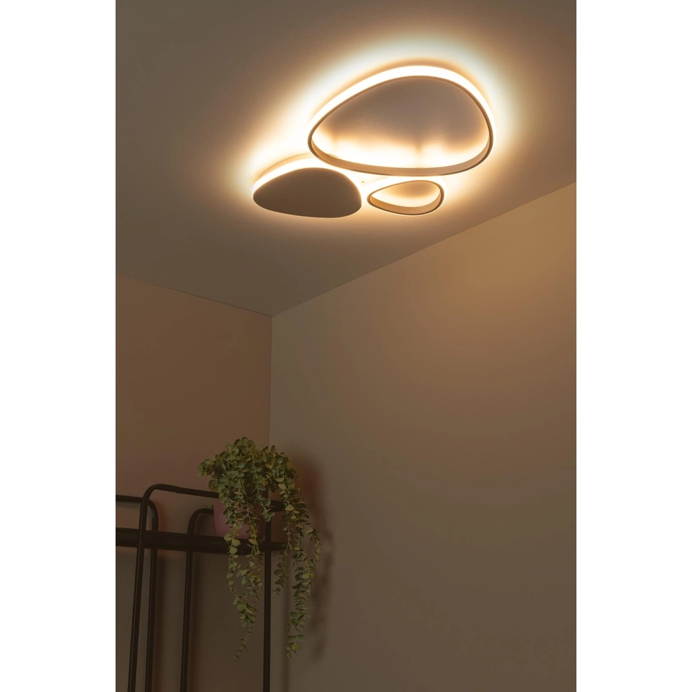 Moderne Deckenlampe Samling S sandbraun Lucide 5411212782960