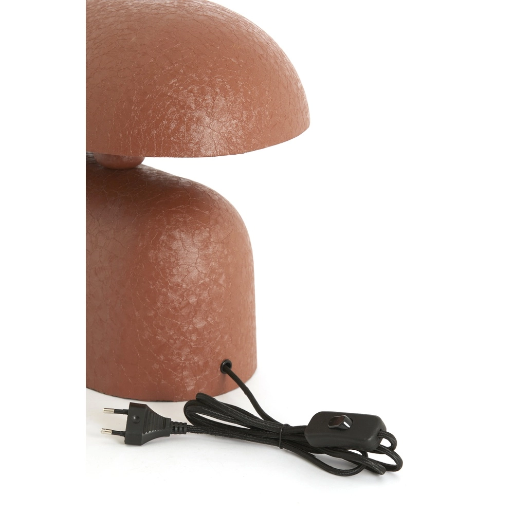 Tischlampe Todd Oval – matt dunkelorange Light & Living 8717807818913