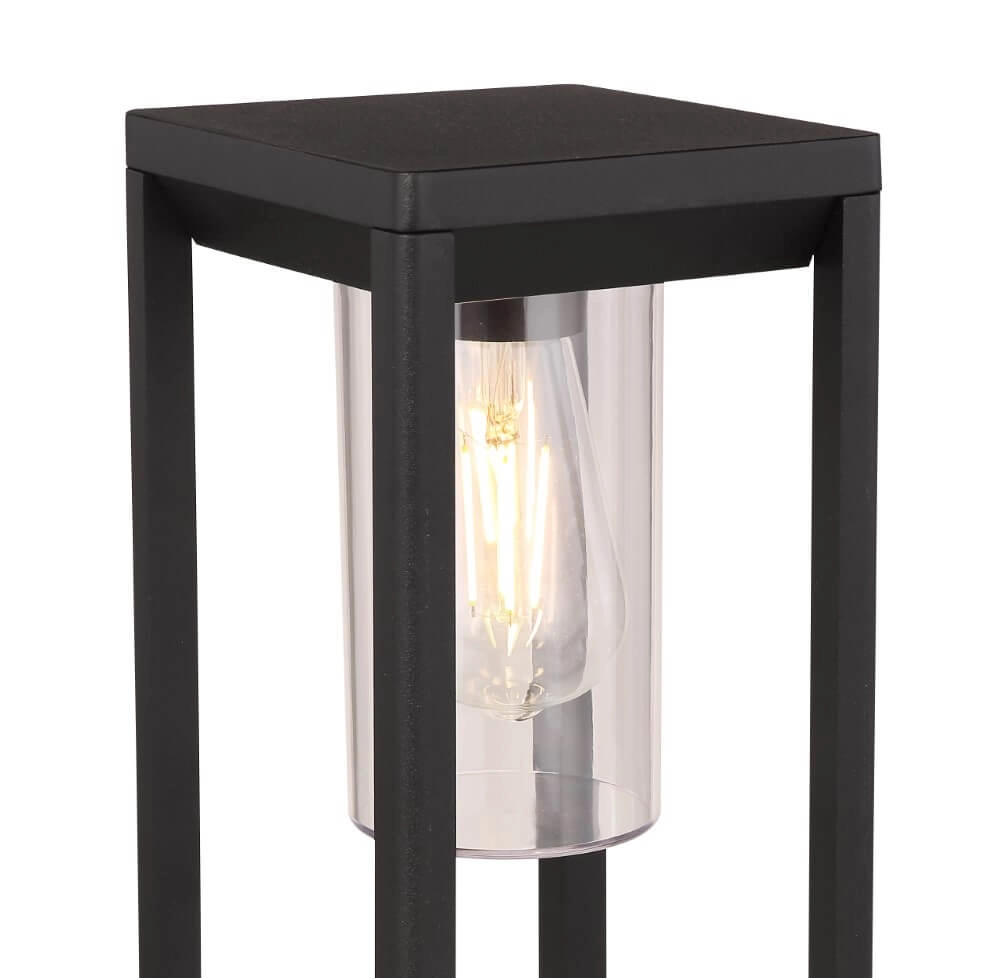 Black standing outdoor lamp Candela 50cm Globo 9007371409501