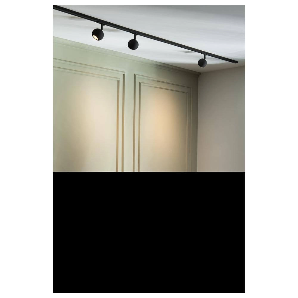 Platz für Schiene Light Eye 90 schwarz Ø 9cm 1-phasig SLV 4024163295468