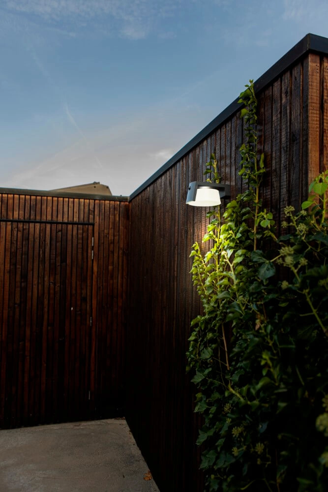 Solar wall lamp Moon anthracite Lutec 6939412014838