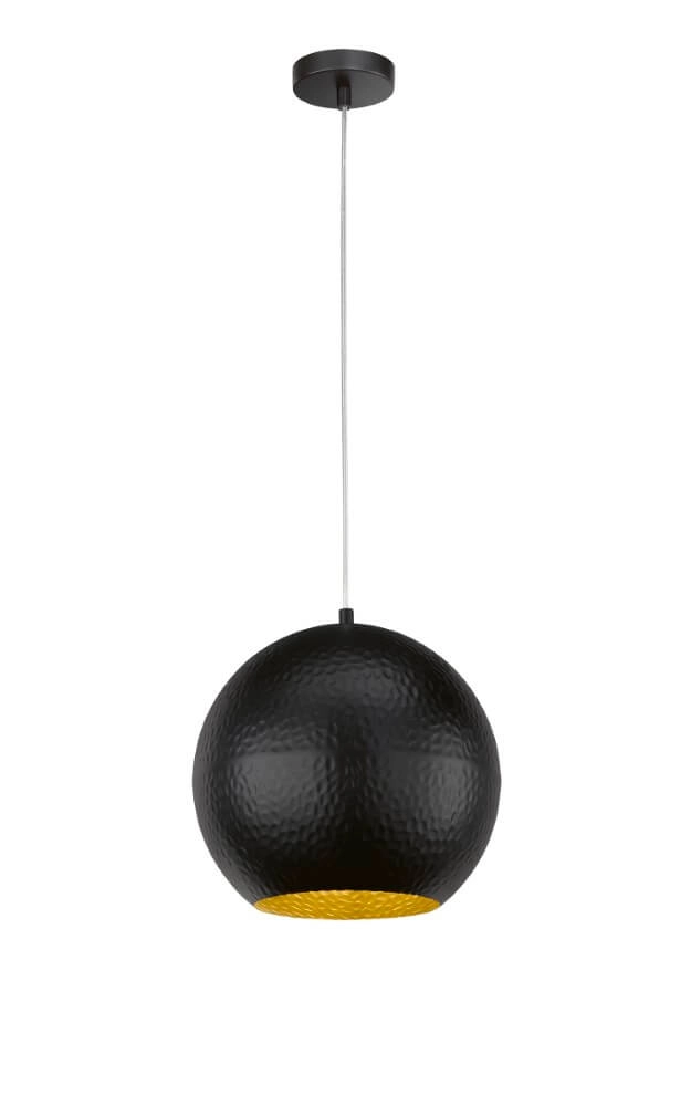 Kugel-Hängelampe Mylon Ø 30cm schwarz Fischer & Honsel 4003694607636
