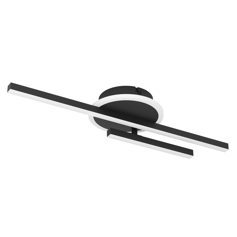 Moderne Deckenlampe Nogaredo Schwarz 50 x 15 cm