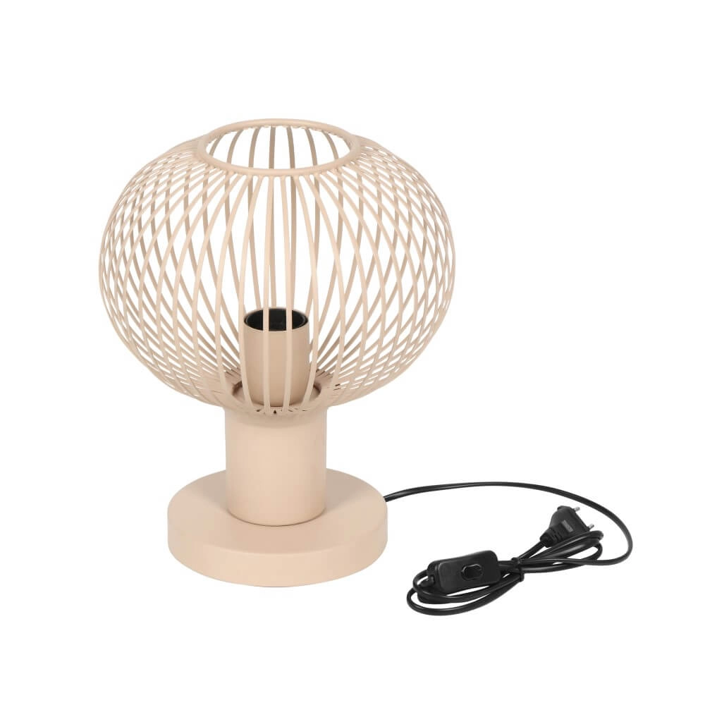 Tischlampe aus Draht Gila Ø 23cm - Sand Trio 4017807629088