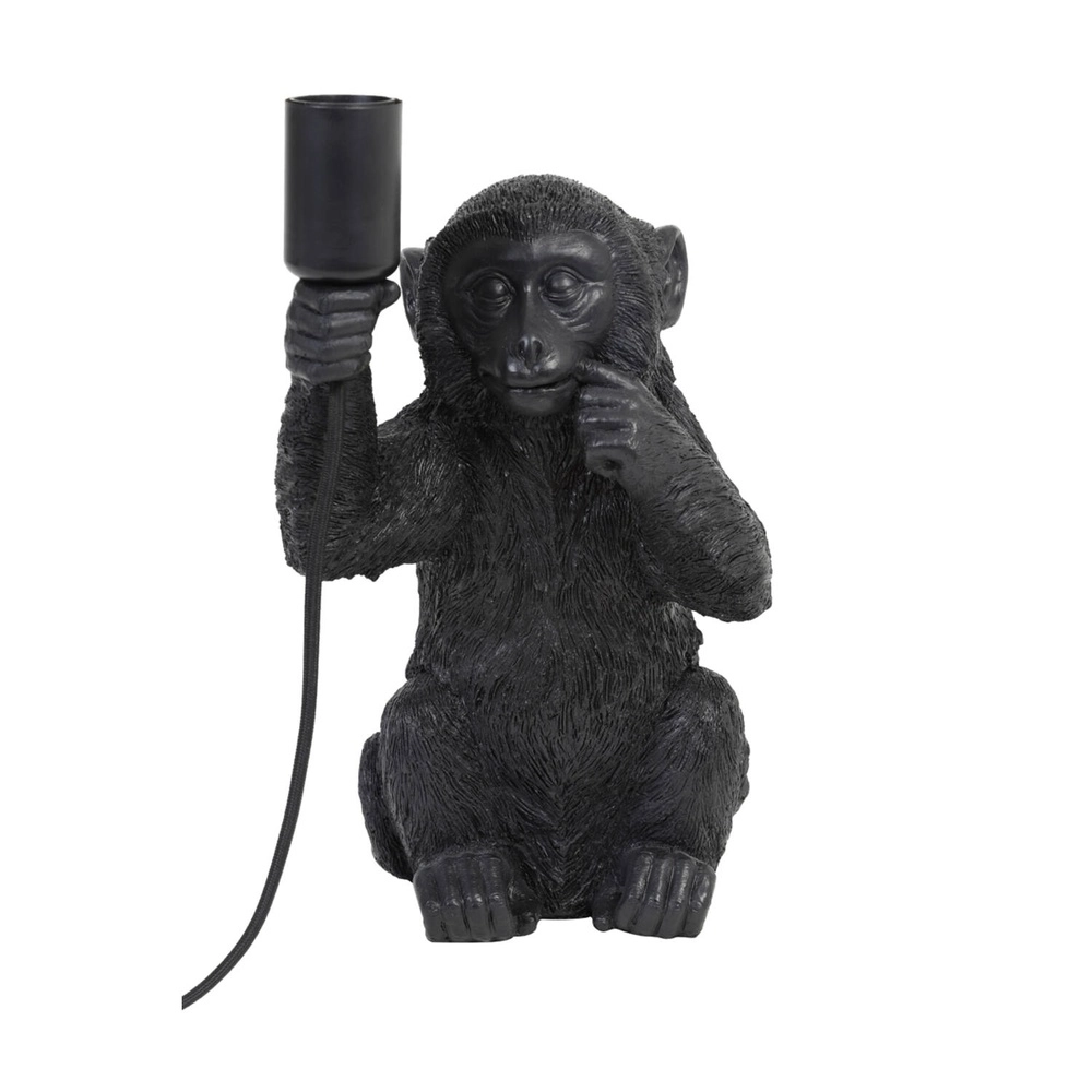 Tischlampenaffe Monkey Schwarz
