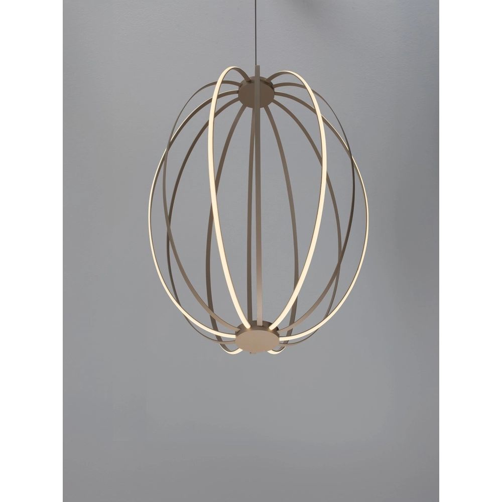 Pendellampe Brea beige Ø 40cm Lyora 5212017494399