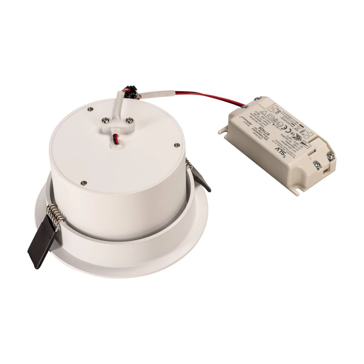 LED Einbauspot Oculus 10,5 W – 12 cm weiß SLV 4024163248198