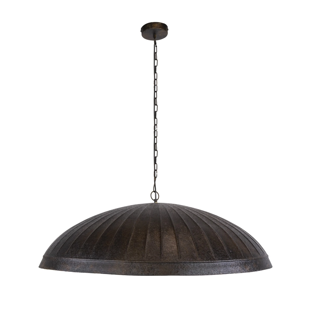 Industrie-Bürolampe Guard Ø 90 cm – geräuchert braun Lyora 8716803511514