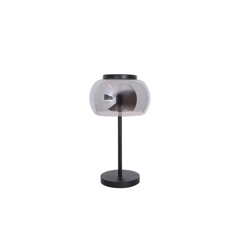 Design-Tischleuchte Bounto mit Rauchglas Lyora 4255805301173