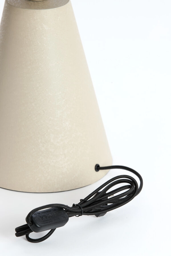 Design-Tischleuchte Surrina creme Ø 31cm Light & Living 8717807743567