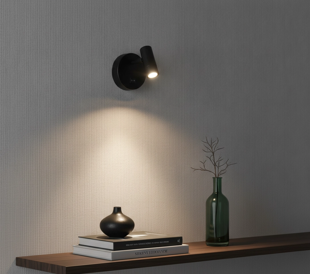 LED Wandleuchte Simply schwarz