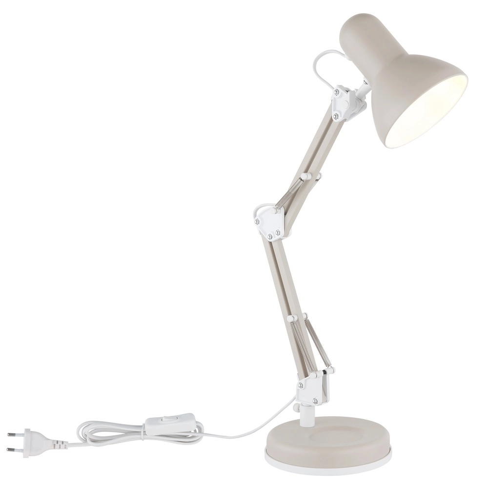 Schreibtischlampe Famous sandbraun Globo 9007371589012