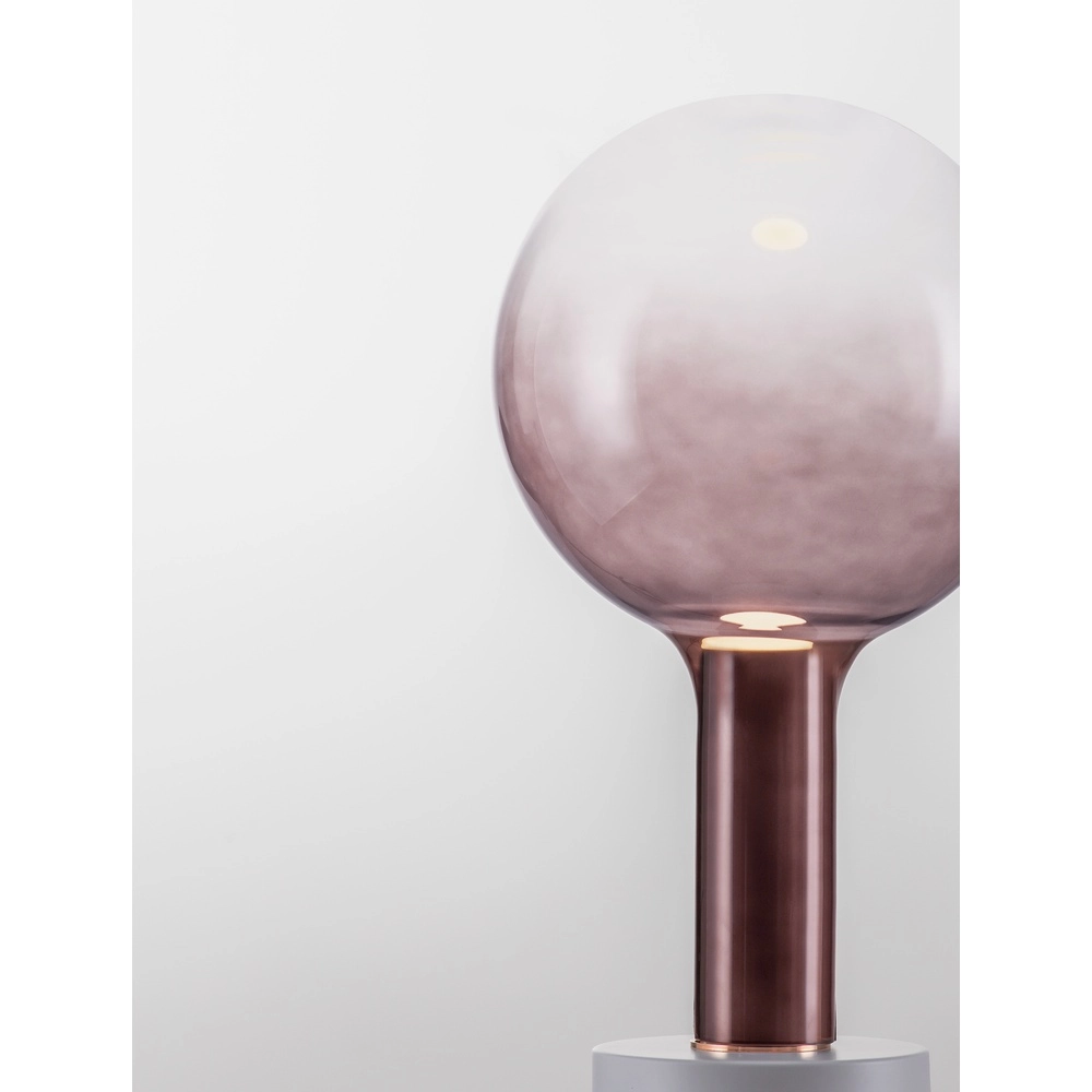 Tischlampe Nostos Braunes Glas Lyora 5212017461179