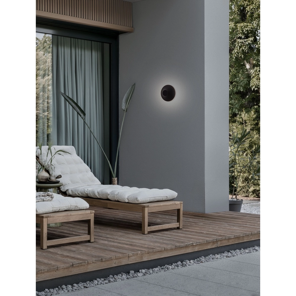 Design-Wandleuchte Alux schwarz Lyora 5212017478580