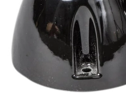 Porzellan Deckenleuchte Vintage Straight Schwarz ETH 8719075184998