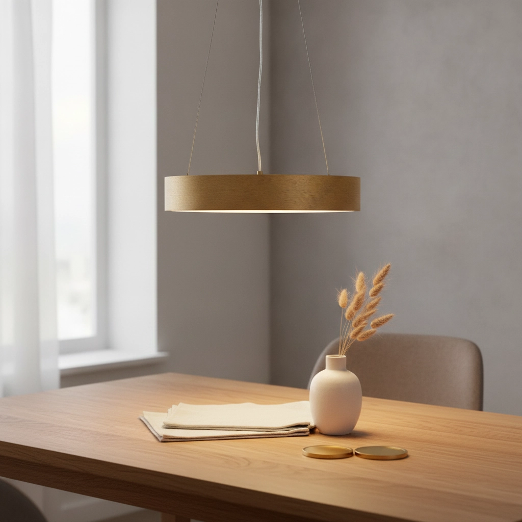 Pendelleuchte Rando Thin gold Ø 38cm