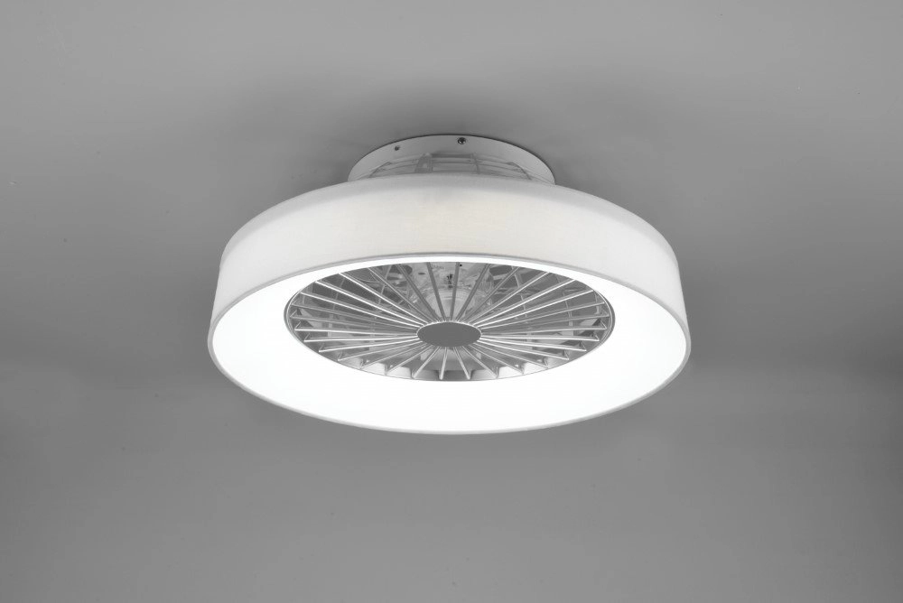 LED-Deckenventilator Farsund 47cm weiß Trio 4017807491074