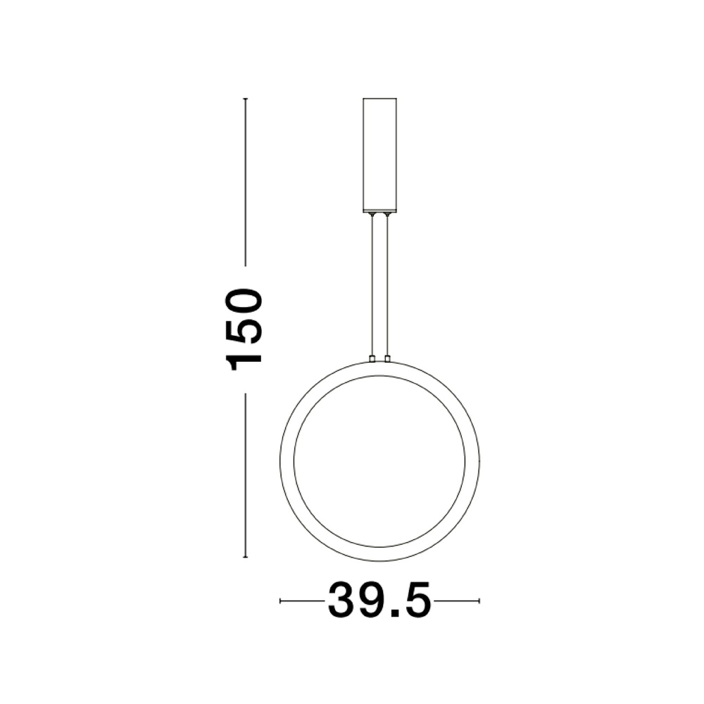 Runde Pendelleuchte Change Ø 39,5cm gold Lyora 5212017437280