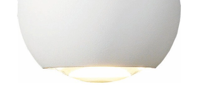 Schlanke Hängelampe Denver Ø 10 cm weiß Artdelight 8719831731060