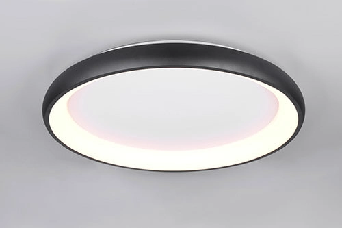LED-Deckenleuchte Cardona schwarz - Ø 75cm