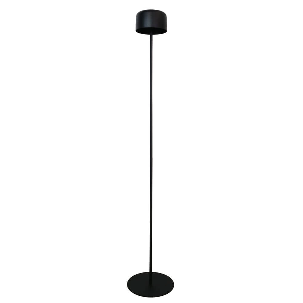 Schlanke Terrassenleuchte Roccanova Solar Black mit USB Eglo 9008606355075