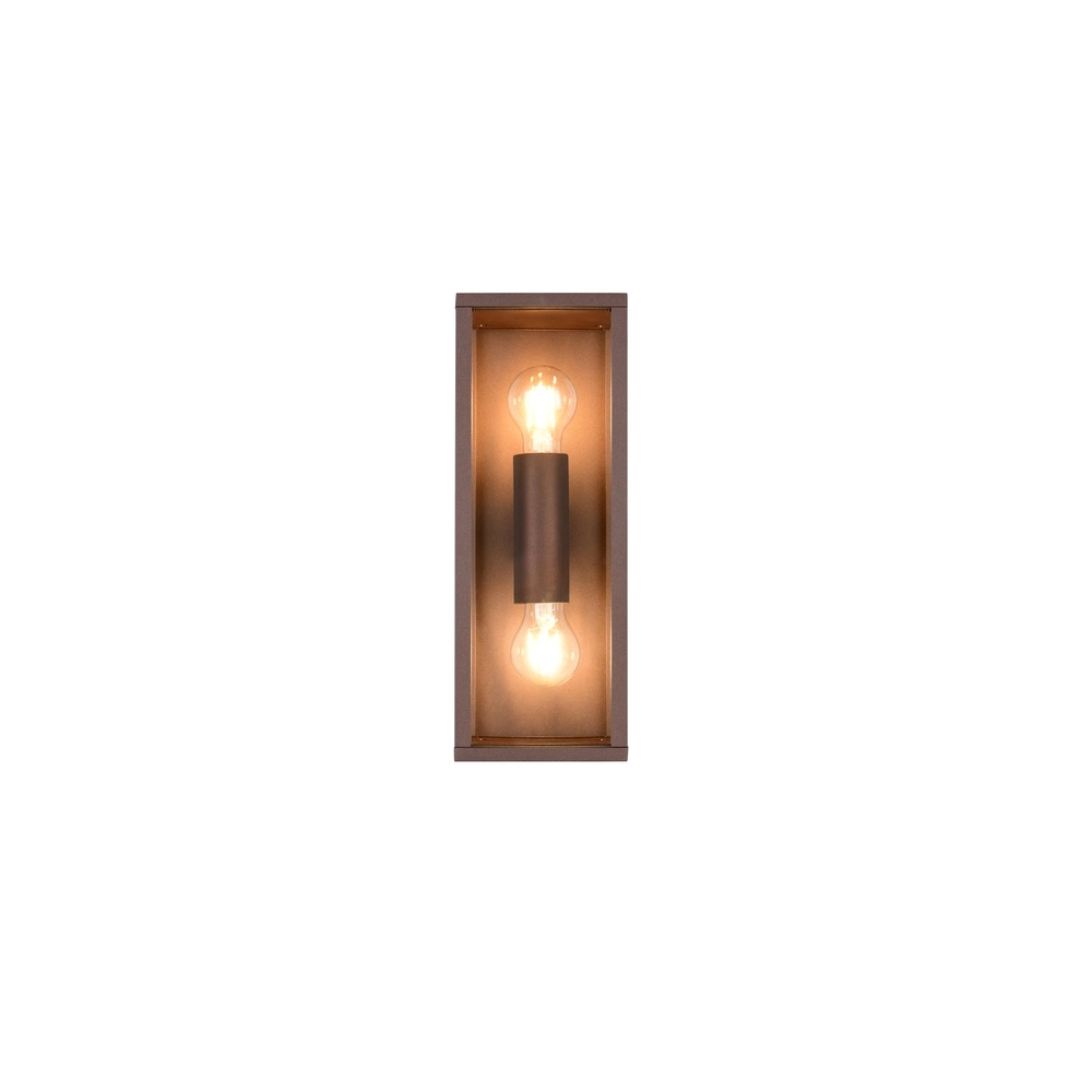 Moderne Wandlampe Garonne M rostbraun Trio 4017807687392