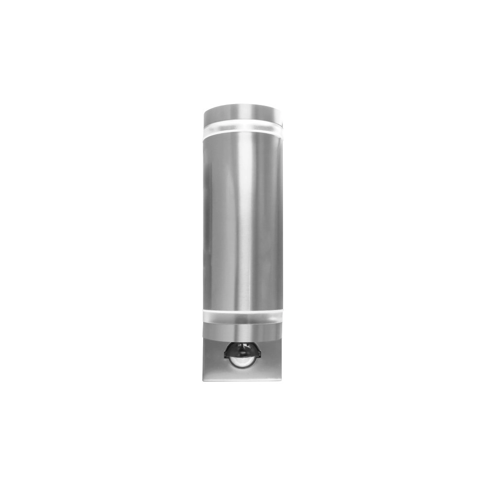 Doppelwand-Scheinwerfer mit Sensor Opden Edelstahl – 2x GU10 Lyora 5055788285663