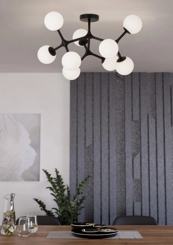 Designer-Deckenleuchte Maragall 9-helles Schwarz Stars of Light 9002759395322
