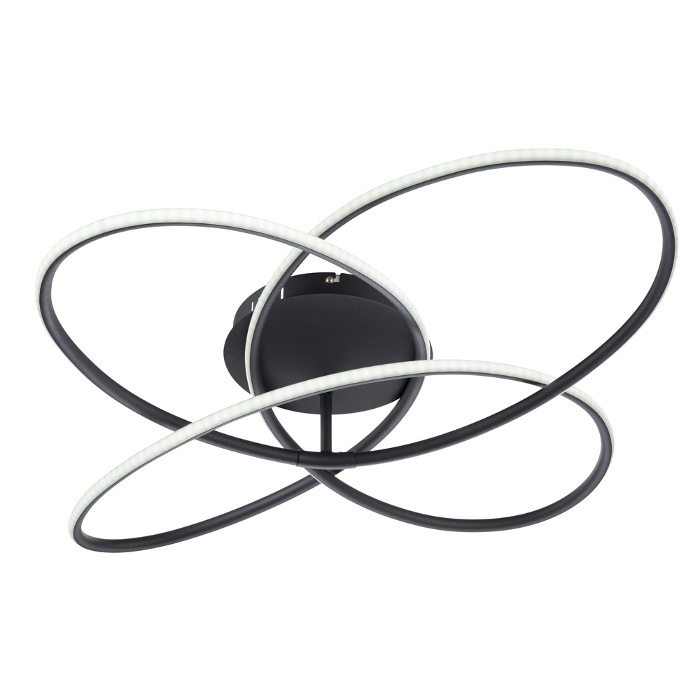 Design-Deckenlampe Panda schwarz Ø 80 cm Globo 9007371409433