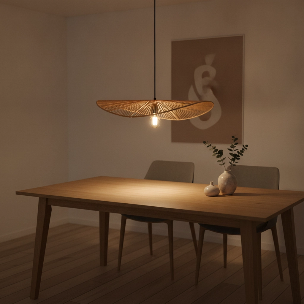 Rattan Pendelleuchte Siara Ø 60cm